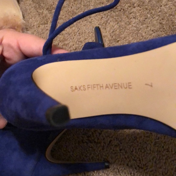 Saks Fifth Avenue Brand Size 7 high heel sandals. - Picture 4 of 6